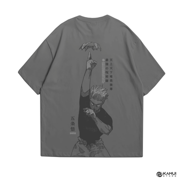 Camisa Gris Satoru Gojo - Jujutsu Kaisen