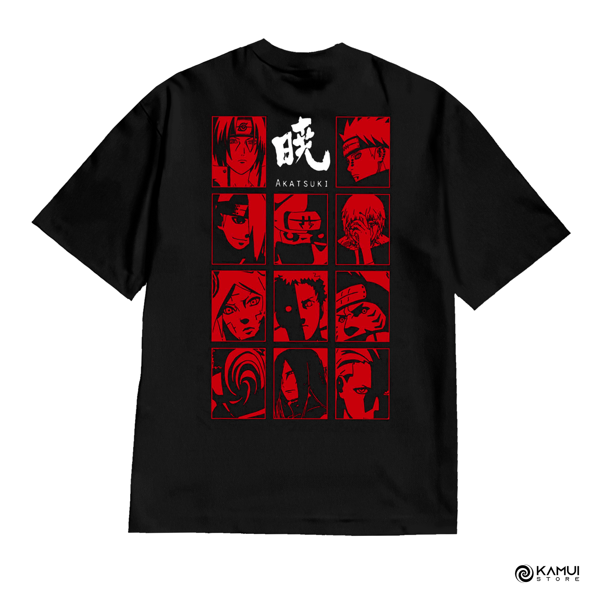 Camisa Miembros Akatsuki - Naruto