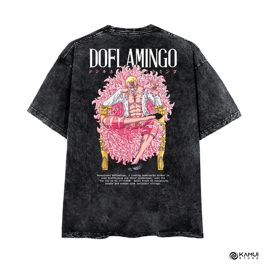 Camisa Donquixote Doflamingo ACID WASH - One Piece