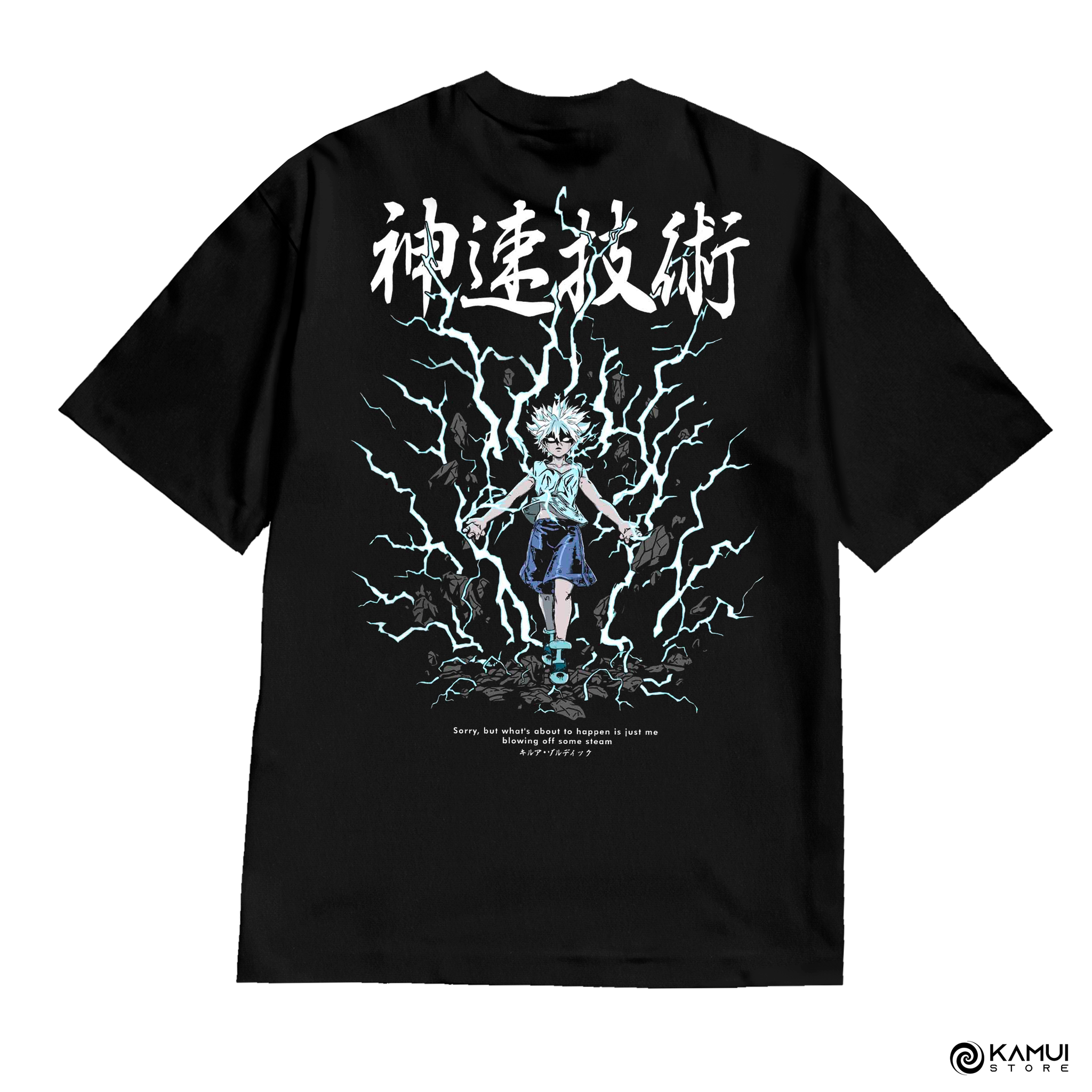 Camisa Killua Godspeed - Hunter X Hunter