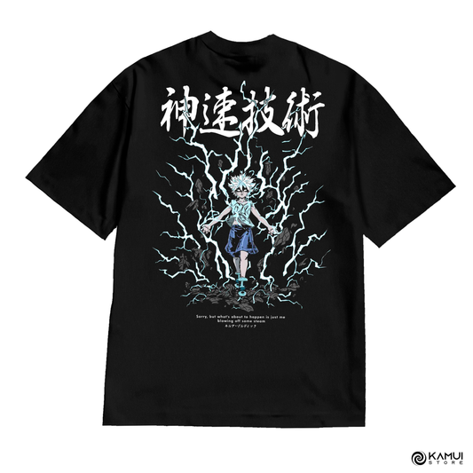 Camisa Killua Godspeed - Hunter X Hunter