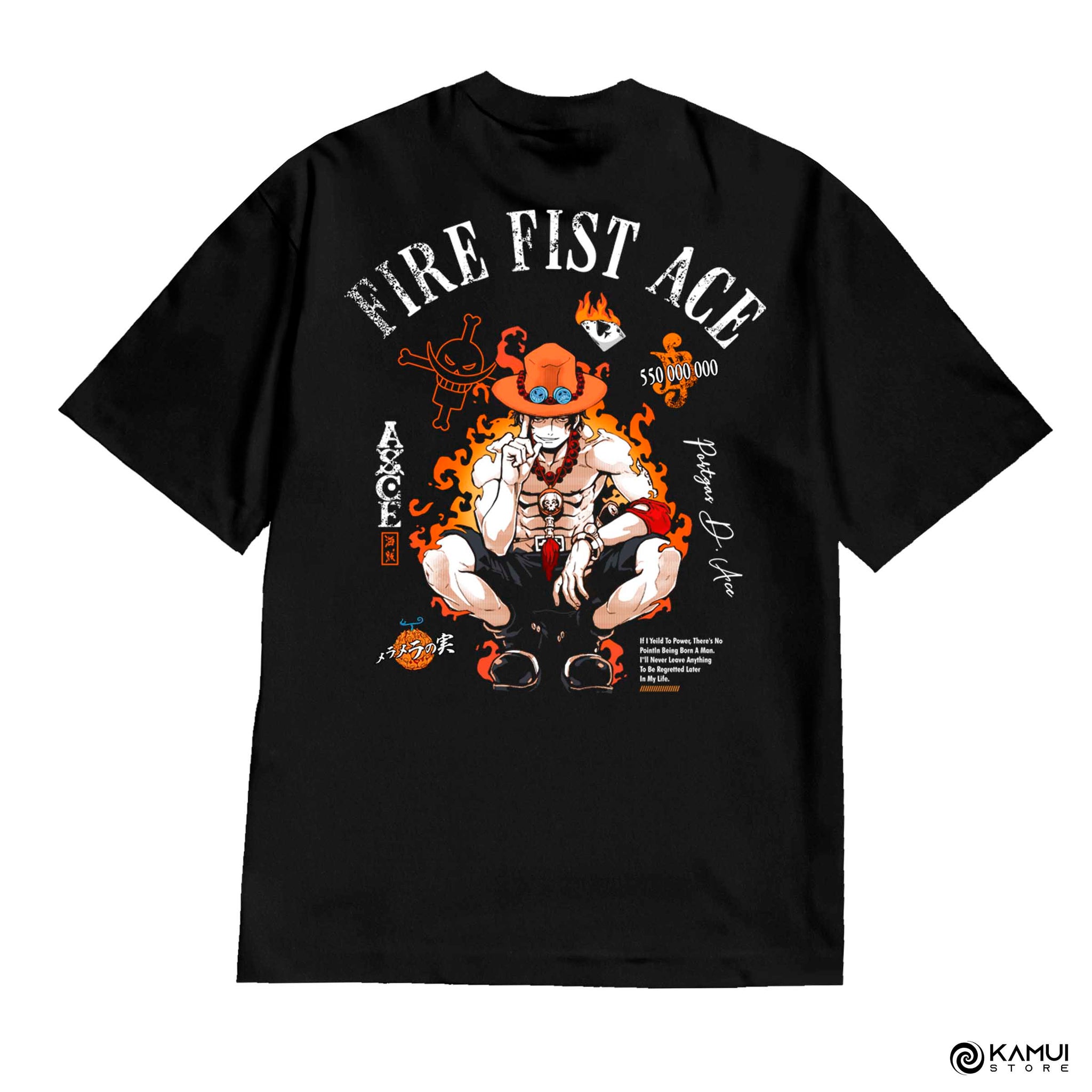 Camisa Portgas D. Ace - One Piece