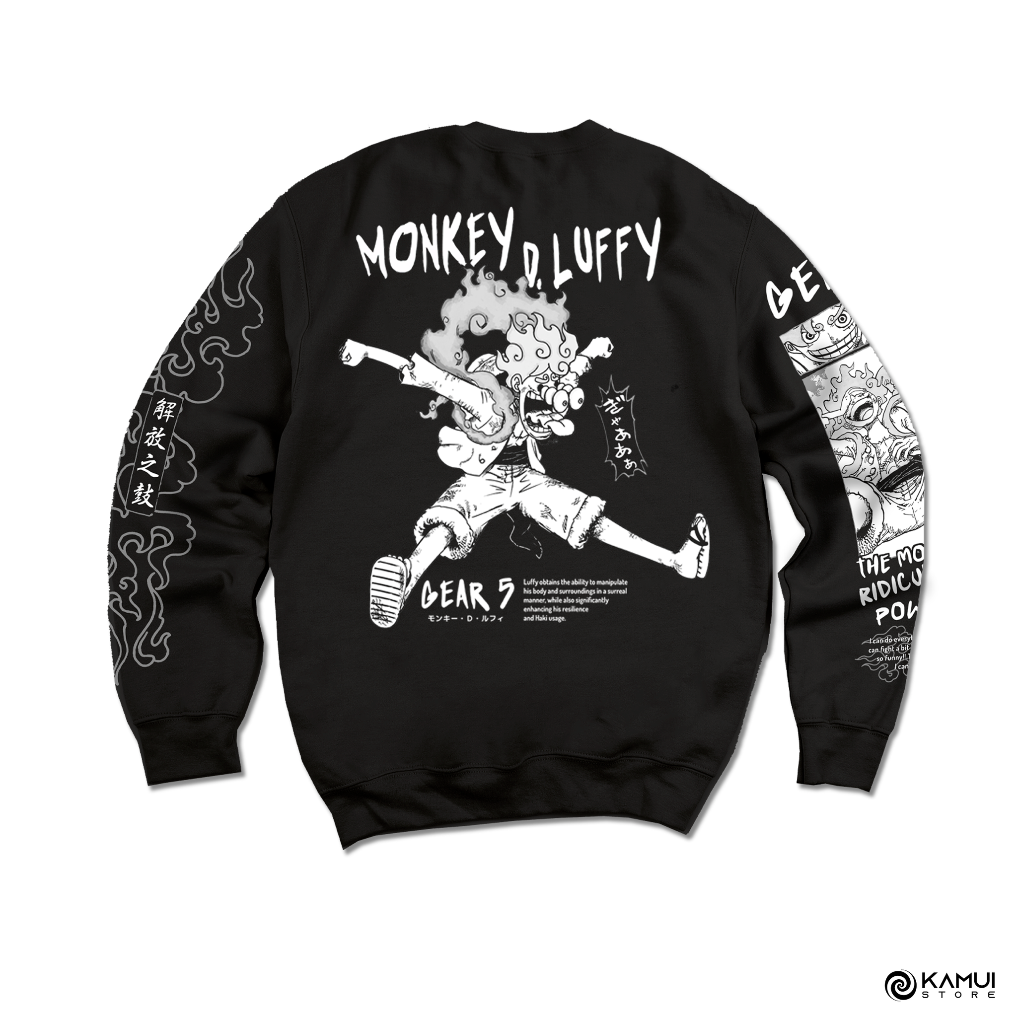 Sueter Luffy Gear 5 LIMITED BLACK - One Piece