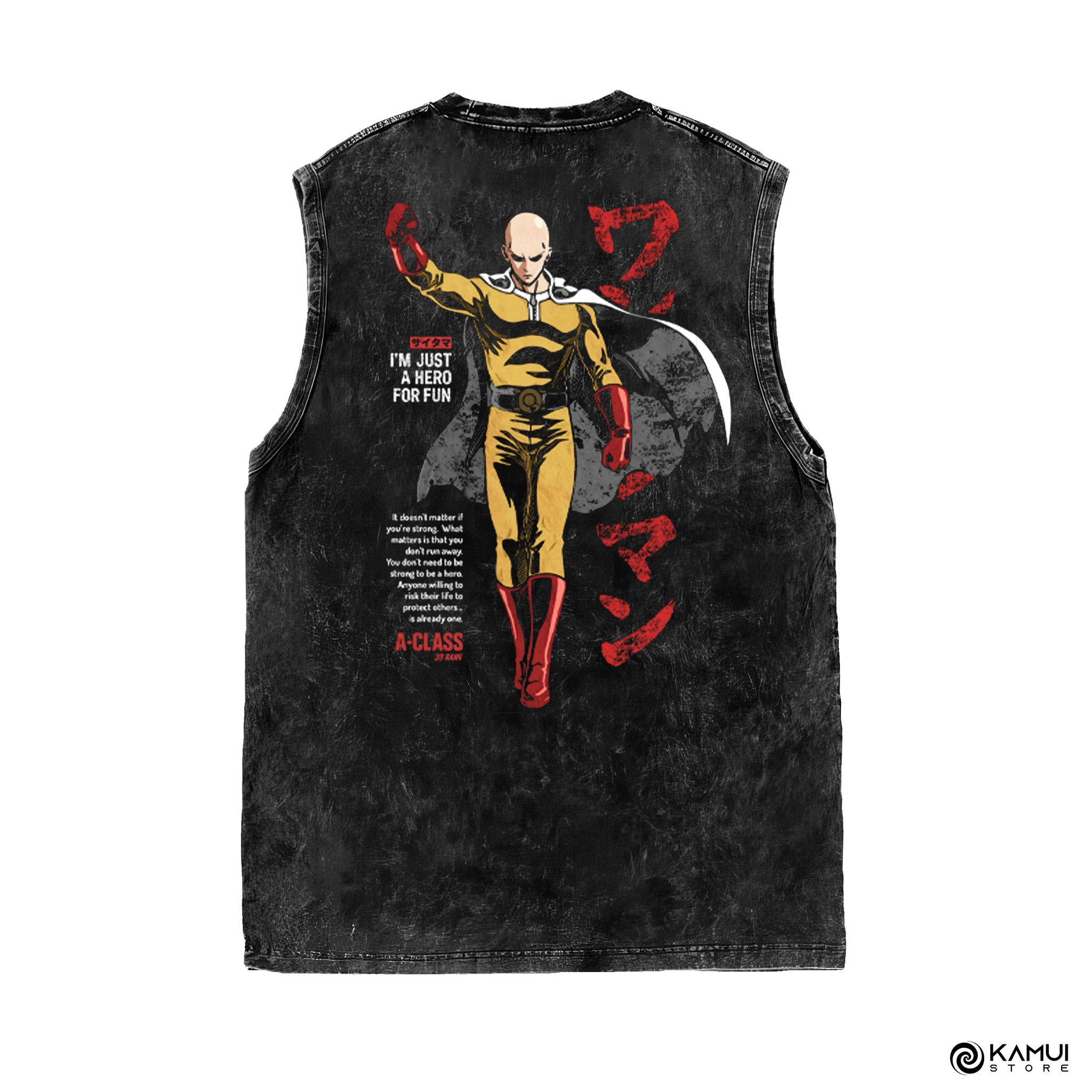 Camisa Tank Top Saitama - One Punch Man
