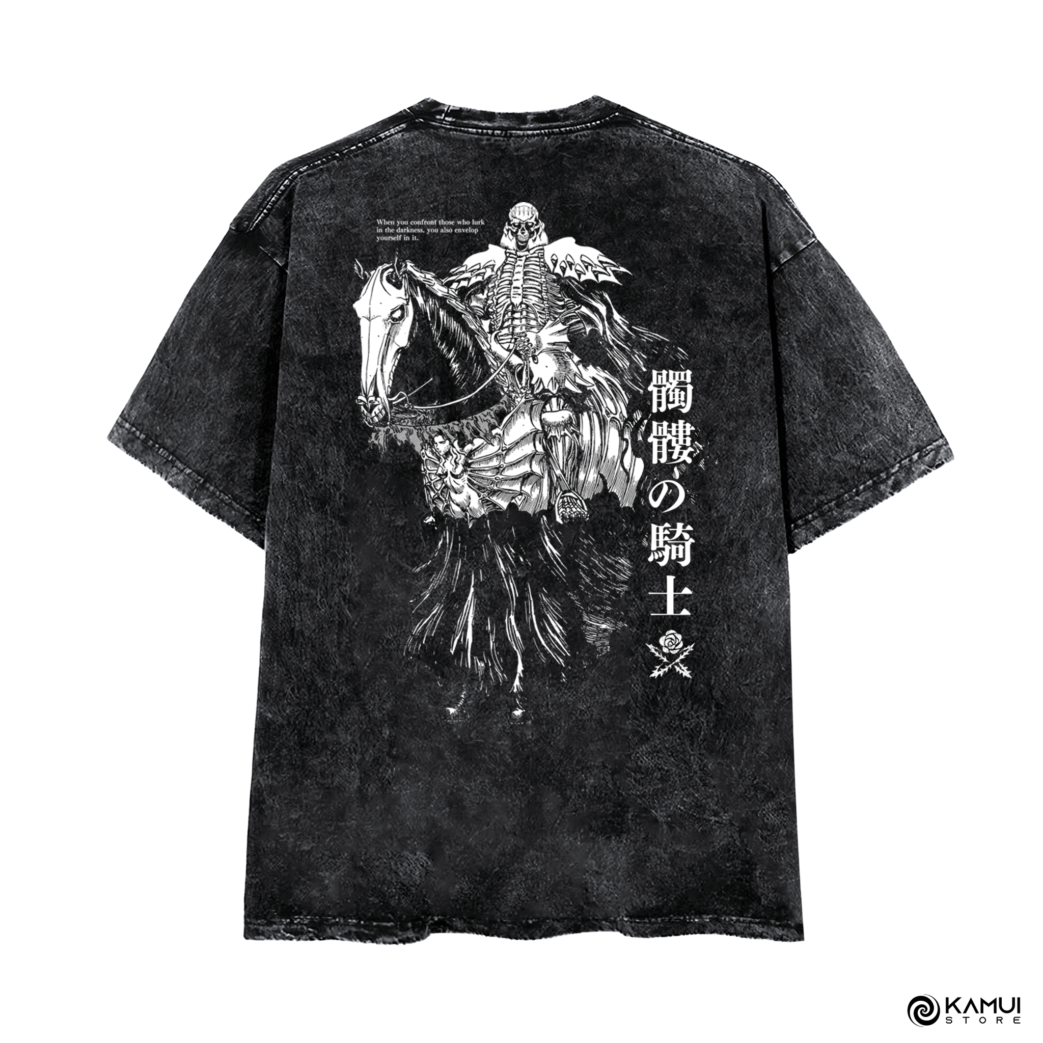 Camisa Skull Knight ACID WASH - Berserk