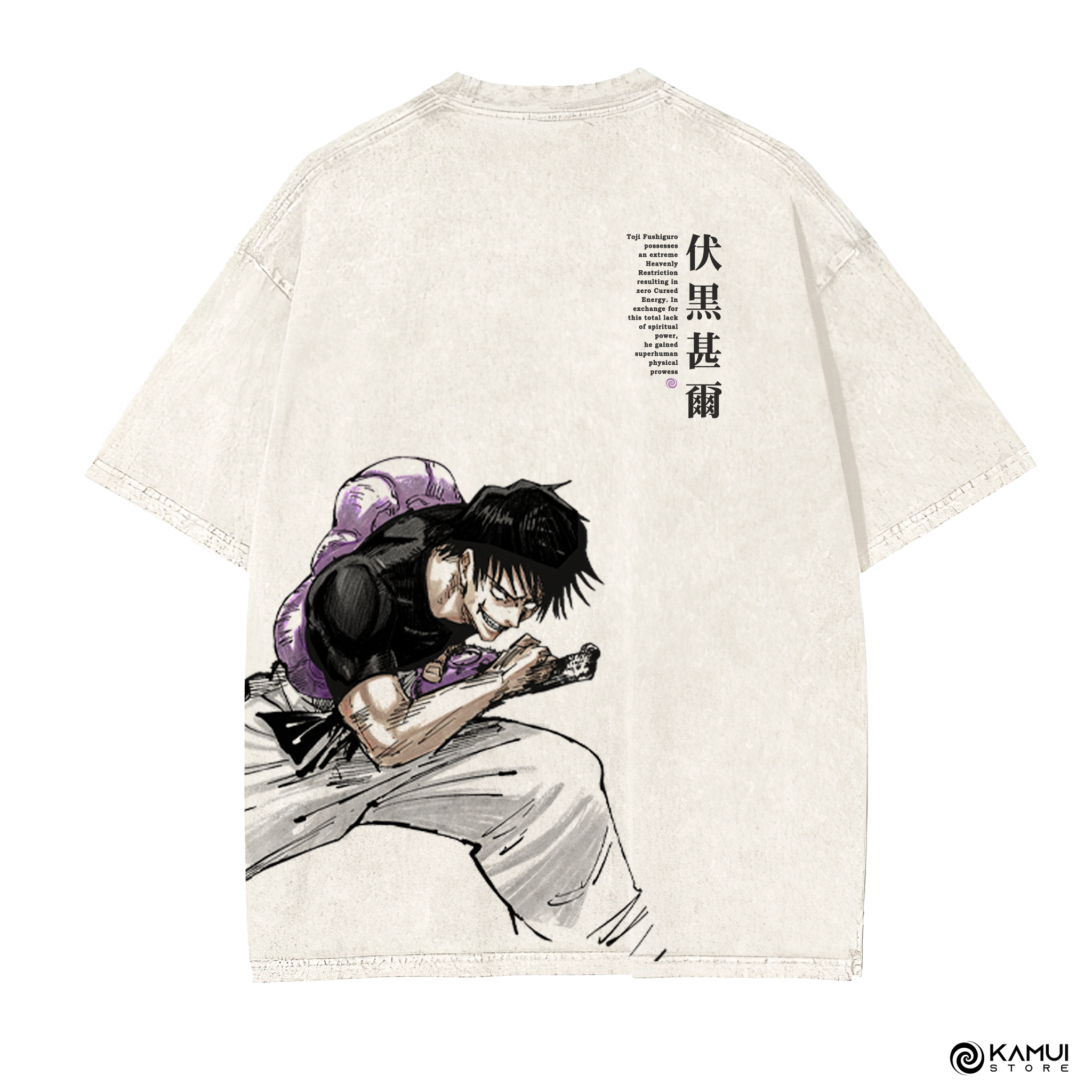Camisa Toji Fushiguro - Jujutsu Kaisen