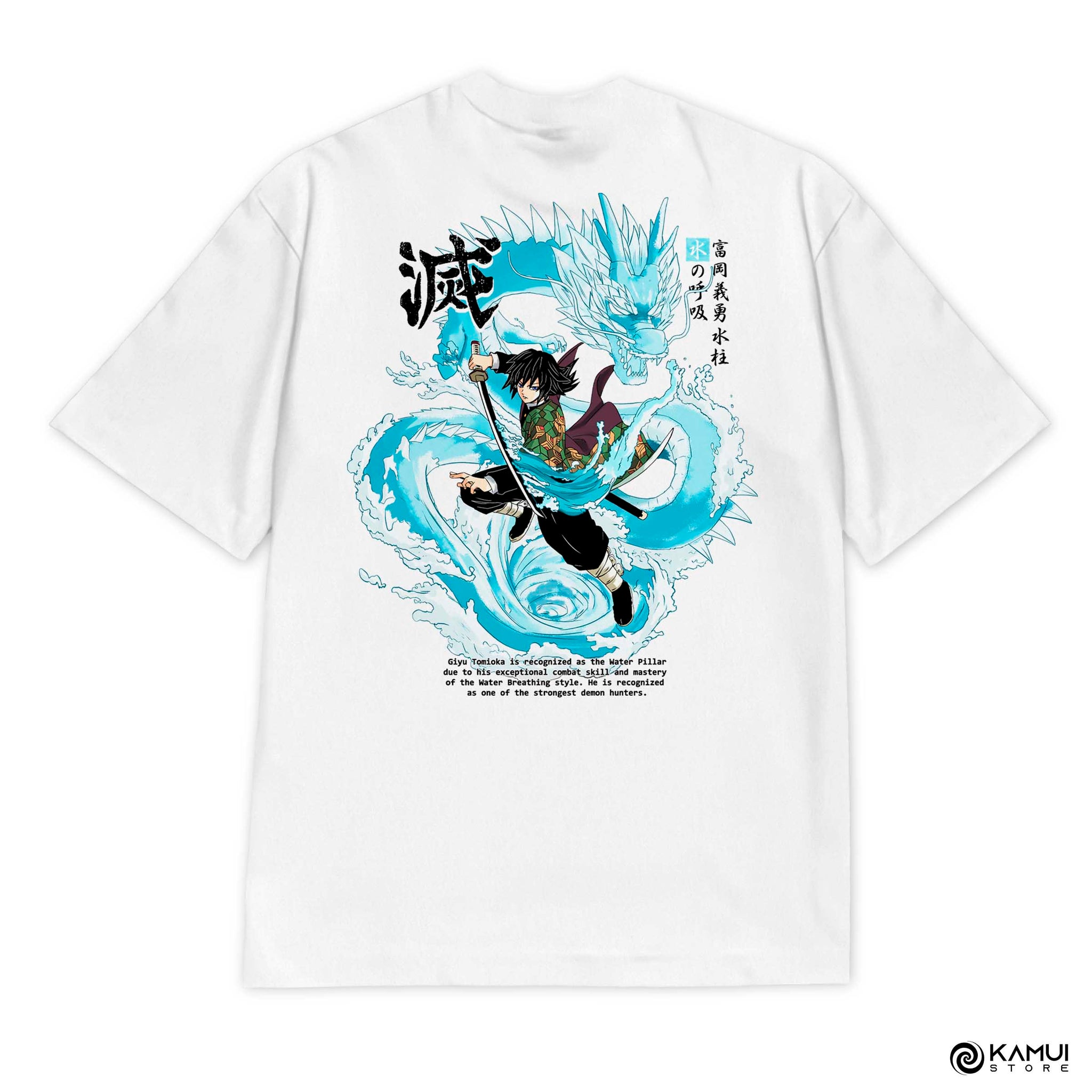 Camisa Giyu Tomioka - Kimetsu no Yaiba