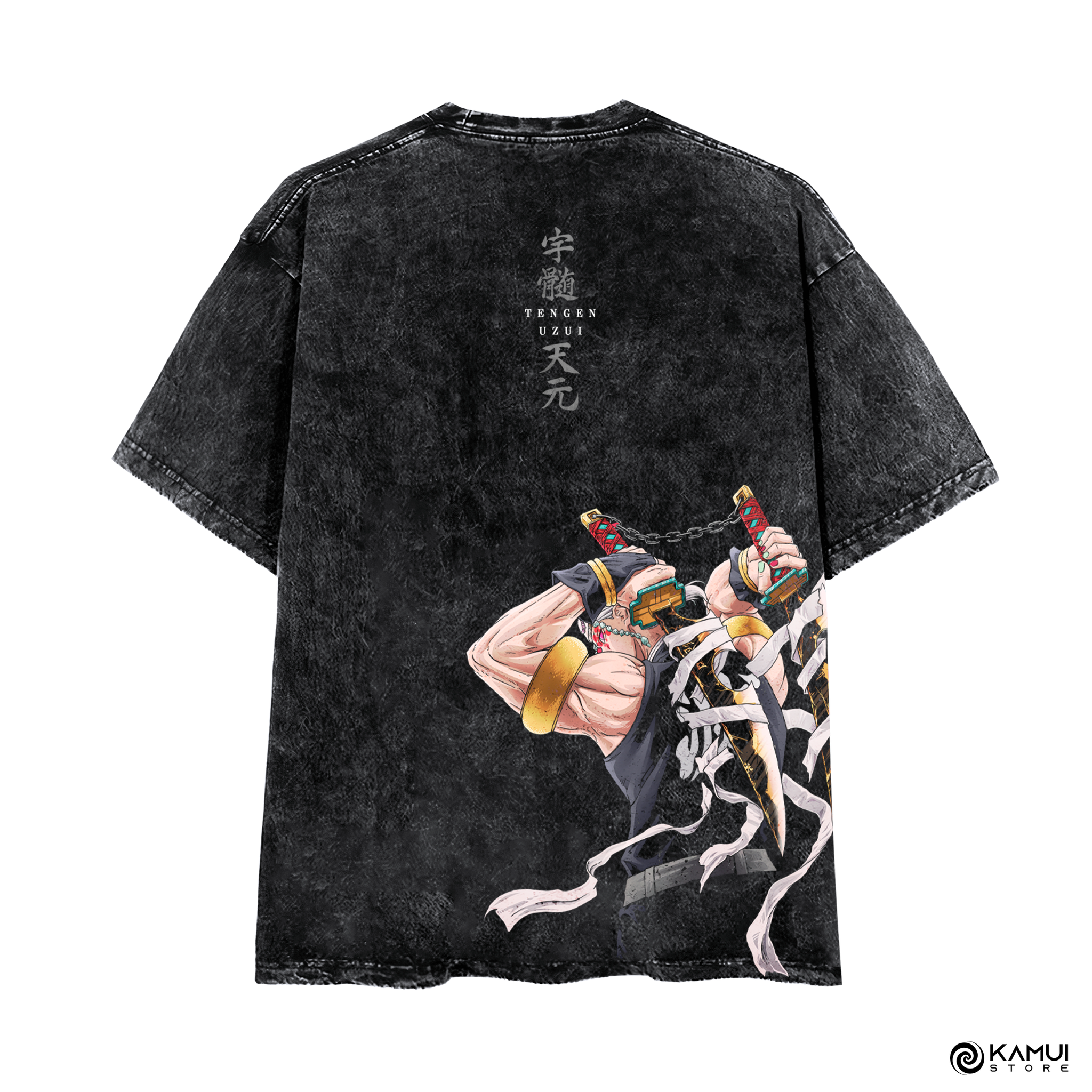 Camisa Tengen Uzui ACID WASH - Kimetsu no Yaiba