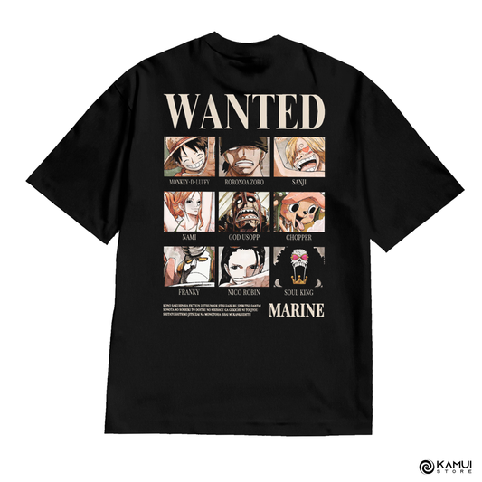 Camisa Wanted - One Piece