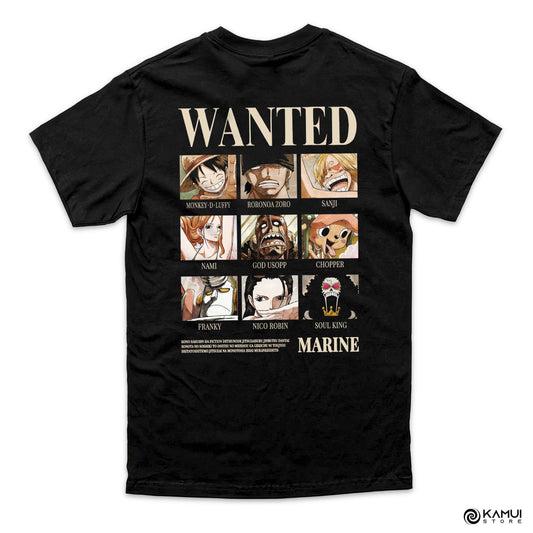 Camisa Wanted - One Piece