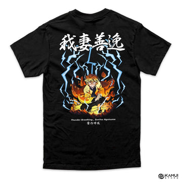 Camisa Zenitsu - Kimetsu no Yaiba