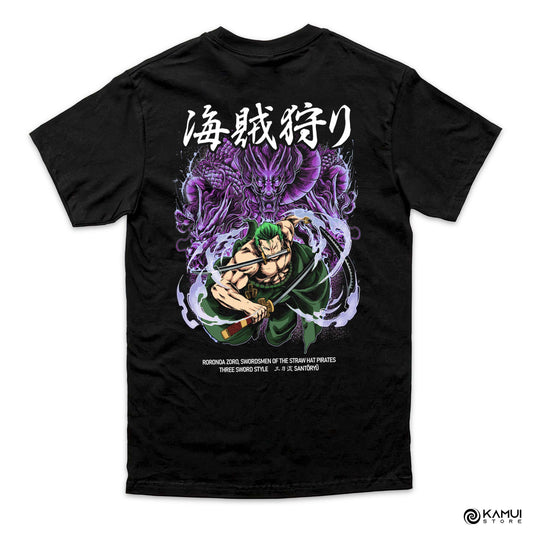 Camisa Zoro Santoryu - One Piece